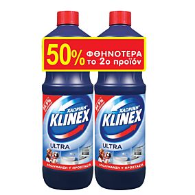 KLINEX Χλωρίνη Ultra Protection 1250ml (Το 2ο -50%)