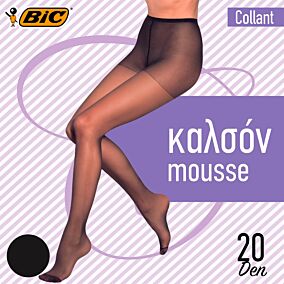 BIC καλσόν Collant Mousse 20D μαύρο 3-4