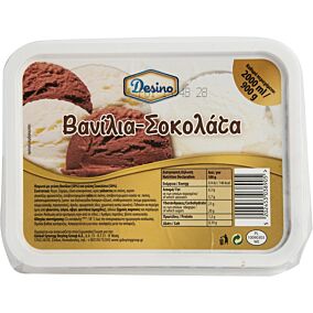 Παγωτό DESINO βανίλια σοκολάτα συσκευασία 2lt (900g)