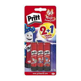 Κόλλα PRITT stick 11g (1+1δώρο)