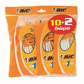 Ξυραφάκια BIC 1 μιας χρήσης (12τεμ.)