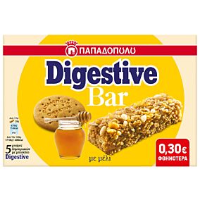 Μπάρες DIGESTIVE με μέλι -0,3€ (5x28g)