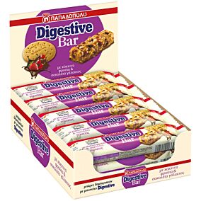 Μπάρα DIGESTIVE με φρούτα και σοκολάτα (28g)