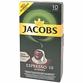 Καφές JACOBS intenso σε κάψουλες (10x5,2g)