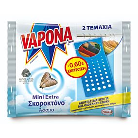 Σκοροκτόνο VAPONA extra foil -0,60€ (2τεμ.)