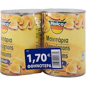 Κονσέρβα HOLCO CULINAIR μανιτάρια κομμένα (2x400g)