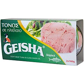 Κονσέρβα GEISHA τόνος σε ηλιέλαιο (2x160g)