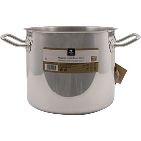 Μαρμίτα MASTER CHEF inox 18/10 20cm 5lt