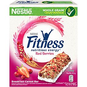 Μπάρα δημητριακών FITNESS φράουλα και cranberries (6x23,5g)