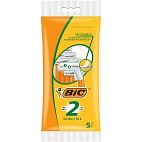 Ξυραφάκια BIC 2 sensitive μιας χρήσης (5τεμ.)