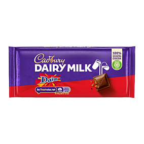 Σοκολάτα CADBURY Dairy Milk daim (120g)