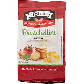 Παξιμαδάκια TOTTIS Bruschettini πίτσα (80g)