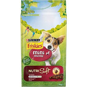 Ξηρά τροφή FRISKIES σκύλου mini menu nutri soft (1,4kg)