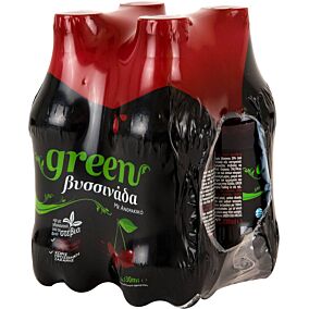 Αναψυκτικό GREEN βυσσινάδα (4x330ml)