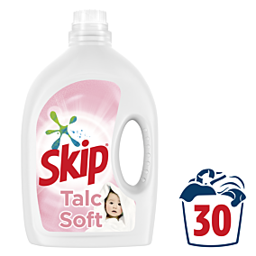 Απορρυπαντικό SKIP πλυντηρίου ρούχων Talc Soft, υγρό (30μεζ.)