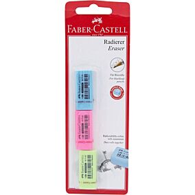 Γόμα FABER-CASTELL dust free χρωματιστή