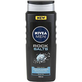 Αφρόλουτρο NIVEA MEN ROCK SALTS για σώμα, πρόσωπο και μαλλιά (500ml)