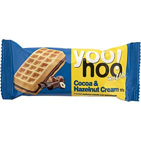 Βάφλα YOO HOO κακάο, φουντούκι (50g)