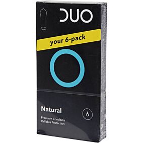 Προφυλακτικά DUO Natural (6τεμ.)