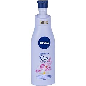 Λοσιόν σώματος NIVEA Rose & Argan oil (200ml)