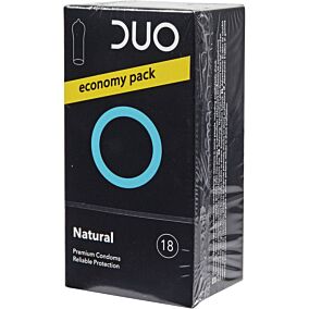 Προφυλακτικά DUO Natural (18τεμ.)