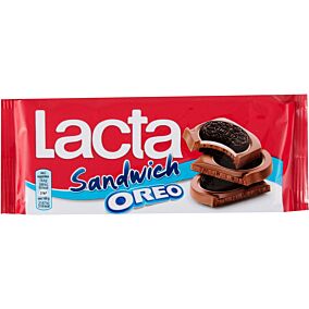 Σοκολάτα LACTA oreo sandwich (92g)