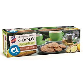 Μπισκότα GOODY με λεμόνι και τζίντζερ (185g)