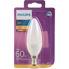 Λάμπα PHILIPS LED 60W E14 B38 θερμό φως