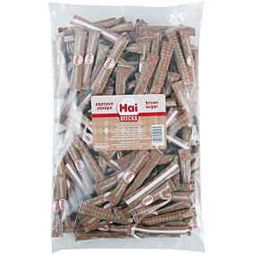 Ζάχαρη HAI καστανή σε sticks 200τεμ. (800g)