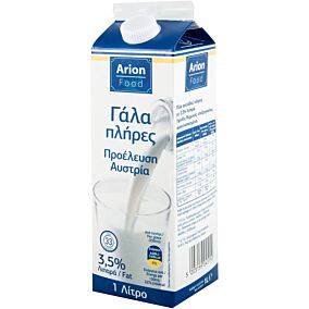 Γάλα ARION FOOD υψηλής παστερίωσης 3,5% λιπαρά (1lt)