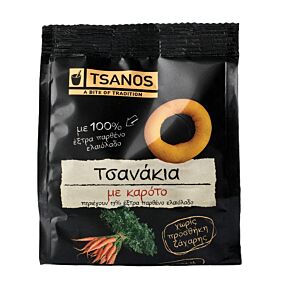 Κουλούρια TSANOS τσανάκια με καρότο (60g)