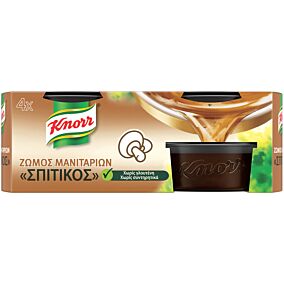 Ζωμός KNORR σπιτικός μανιταριών (4x28g)