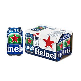 Μπύρα HEINEKEN χωρίς αλκοόλ κουτί (6x330ml)