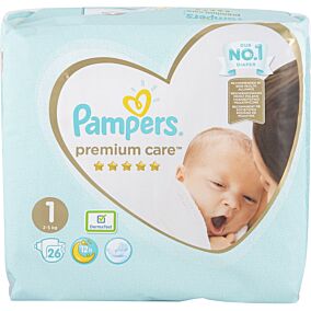 Πάνες PAMPERS premium care 2-5kg (26τεμ.)