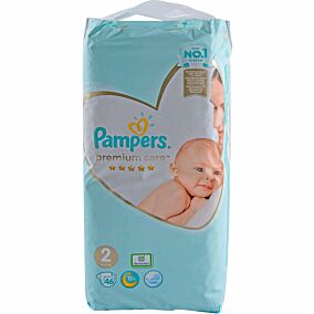 Πάνες PAMPERS Premium Care No.2, 3-6kg (46τεμ.)