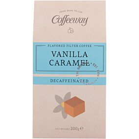 Καφές COFFEEWAY φίλτρου βανίλια καραμέλα decaf (200g)