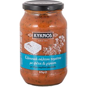 Σάλτσα τομάτας ΚΥΚΝΟΣ με φέτα (425g)