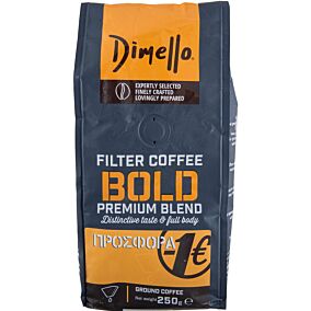 Καφές DIMELLO φίλτρου bold (250g)