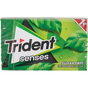 Τσίχλες TRIDENT senses δυόσμος (27g)