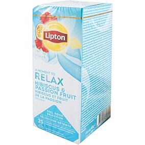 Αφέψημα LIPTON μαύρο με φρούτα του πάθους (25x40g)