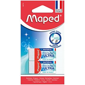 Γόμα MAPED λευκή mini (2τεμ.)