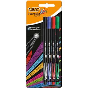 Μαρκαδοράκι BIC Intensity fine σε 4 χρώματα (4τεμ.)