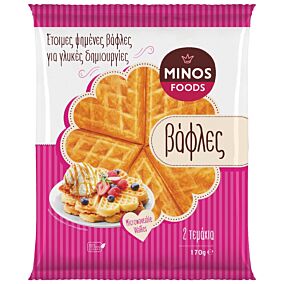 Βάφλες MINOS FOODS 2τεμ. (170g)