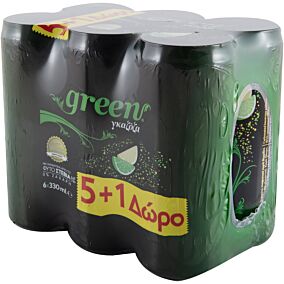 Αναψυκτικό GREEN γκαζόζα 5+1 ΔΩΡΟ (6x330ml)