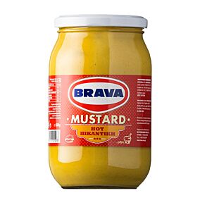 Μουστάρδα BRAVA πικάντικη βαρελάκι (500g)