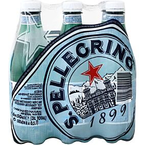 Νερό SAN PELLEGRINO ανθρακούχο (6x500ml)