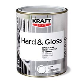 Βερνικόχρωμα KRAFT Hard & Gloss λευκό (750ml)