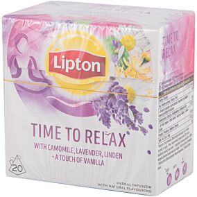 Αφέψημα LIPTON time to relax (20x30g)