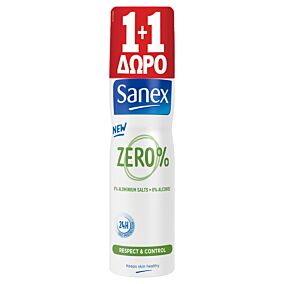 Αποσμητικό σώματος SANEX control, σε σπρέι 1+1 ΔΩΡΟ (150ml)