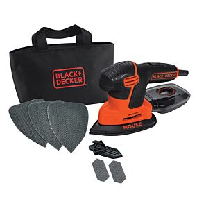 Πολυτριβείο ηλεκτρικό BLACK & DECKER MOUSE με εξαρτήματα 120WATT